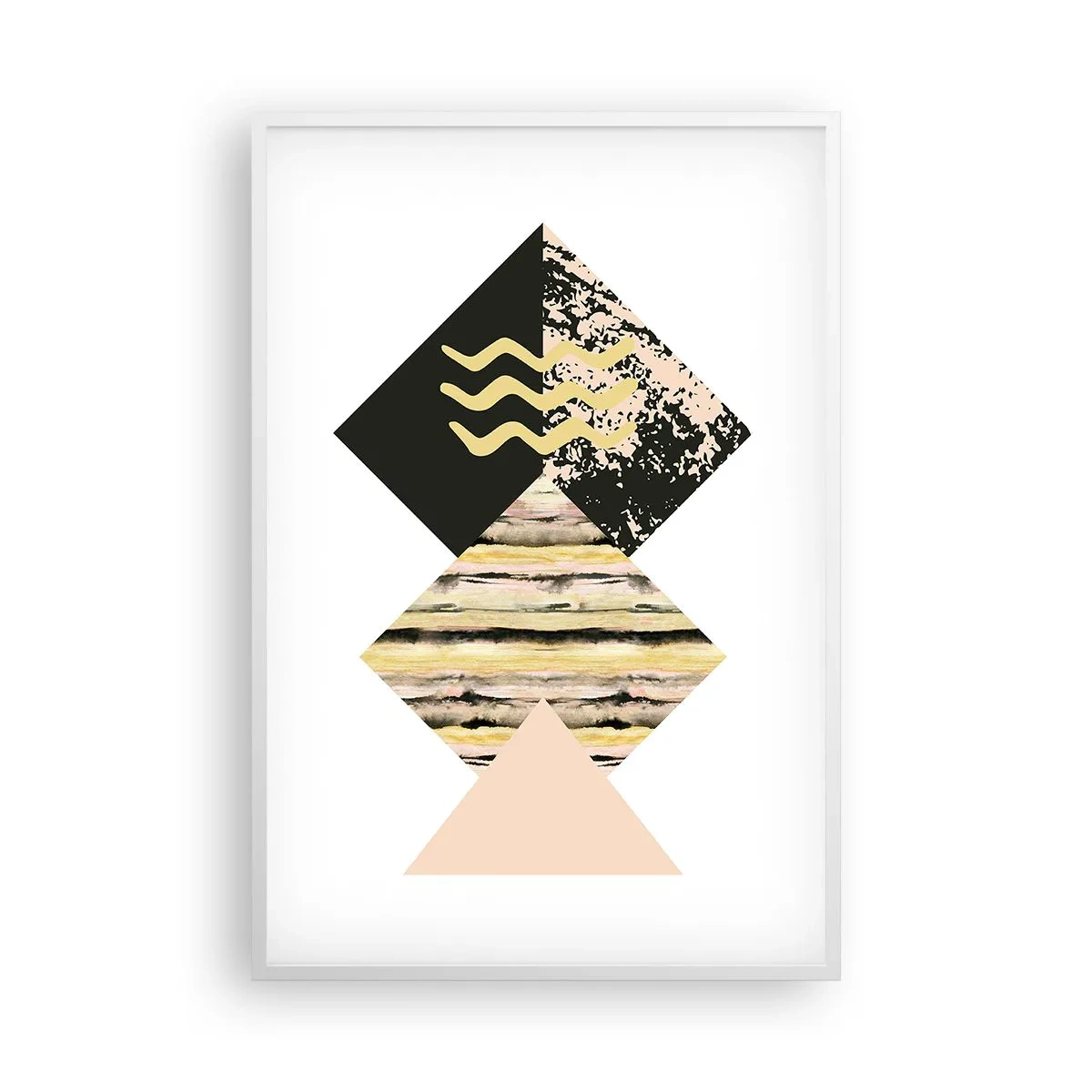 Poster in einem weißen Rahmen - Es ist nicht so einfach - 61x91 cm