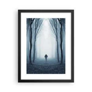 Poster in einem schwarzem Rahmen - Alles einfach und übersichtlich - 30x40 cm