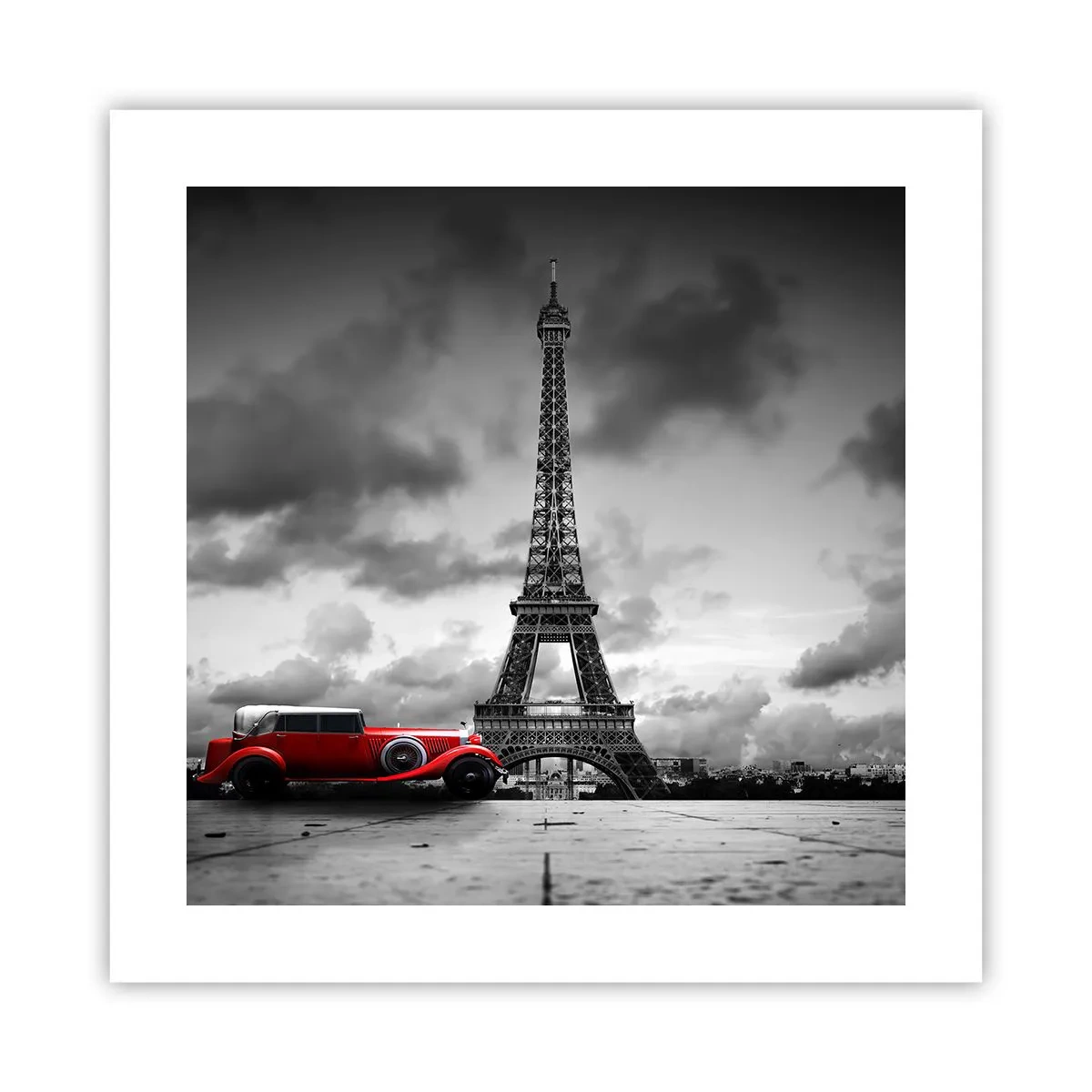 Poster - Vor nicht allzu langer Zeit in Paris - 40x40 cm