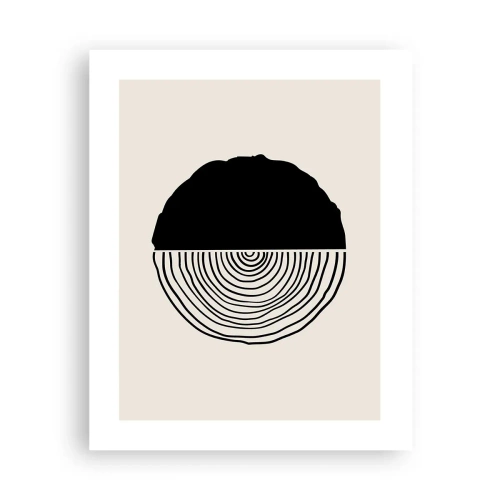 Poster - Halb und halb - 40x50 cm