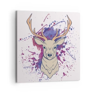 Bild auf Leinwand - Leinwandbild - Mut und Ausgeglichenheit - 60x60 cm