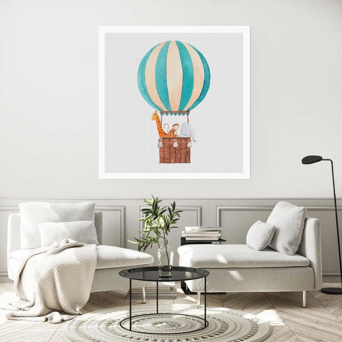 Poster - Fantastische Reise - 50x50 cm