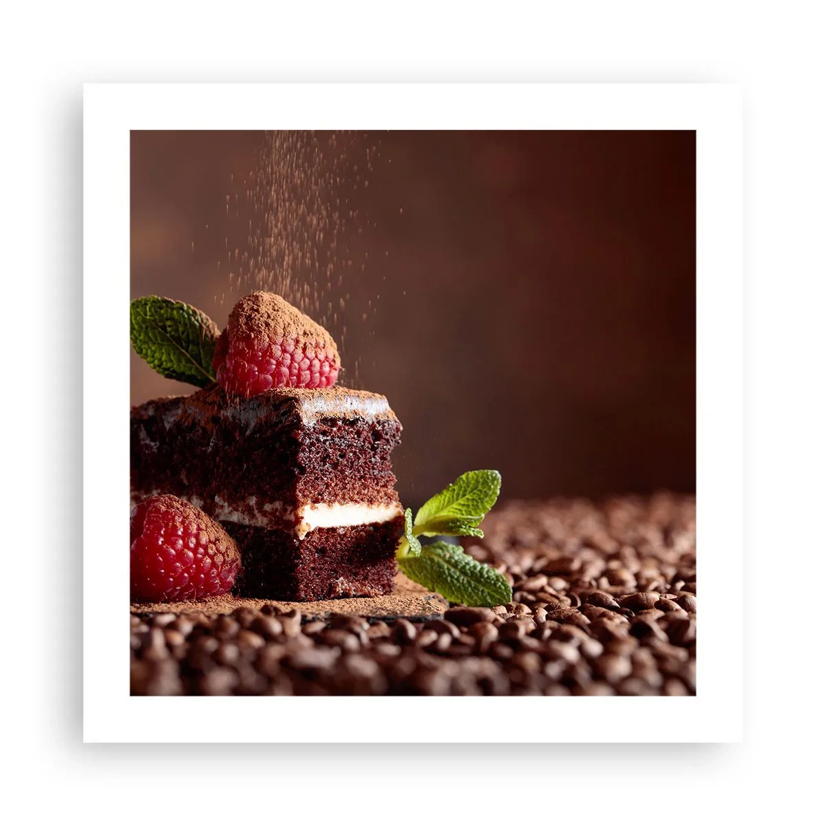 Poster - Das Leben ist süß - 50x50 cm