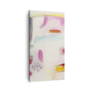 Bild auf Leinwand - Leinwandbild - Eher konvex als konkav oder flach - 55x100 cm