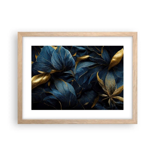 Poster in einem Rahmen aus heller Eiche - Mit Gold gefüttert - 40x30 cm