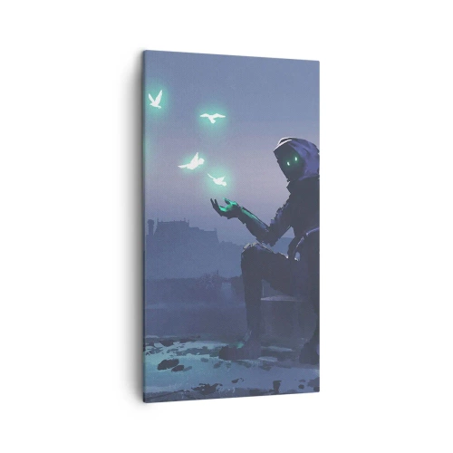 Bild auf Leinwand - Leinwandbild - Das Leben wird zurückkommen - 45x80 cm