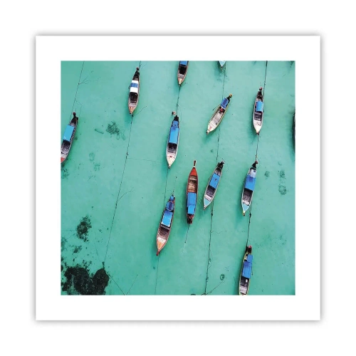 Poster - In freudiger Erwartung - 40x40 cm