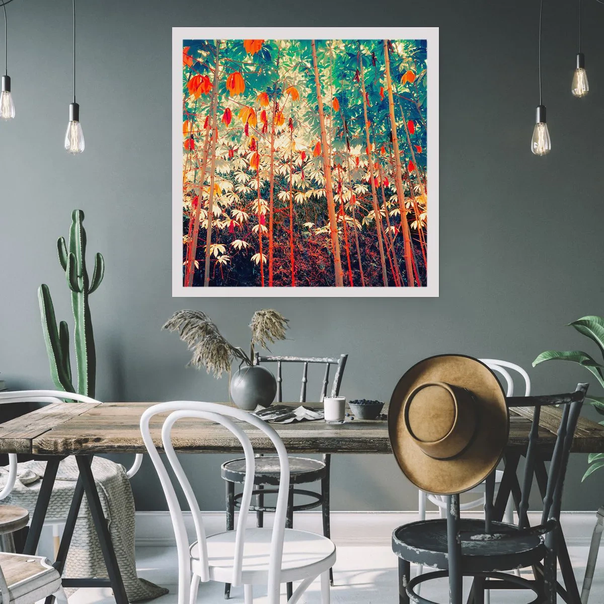 Poster - Das geheime Leben der Blätter - 30x30 cm