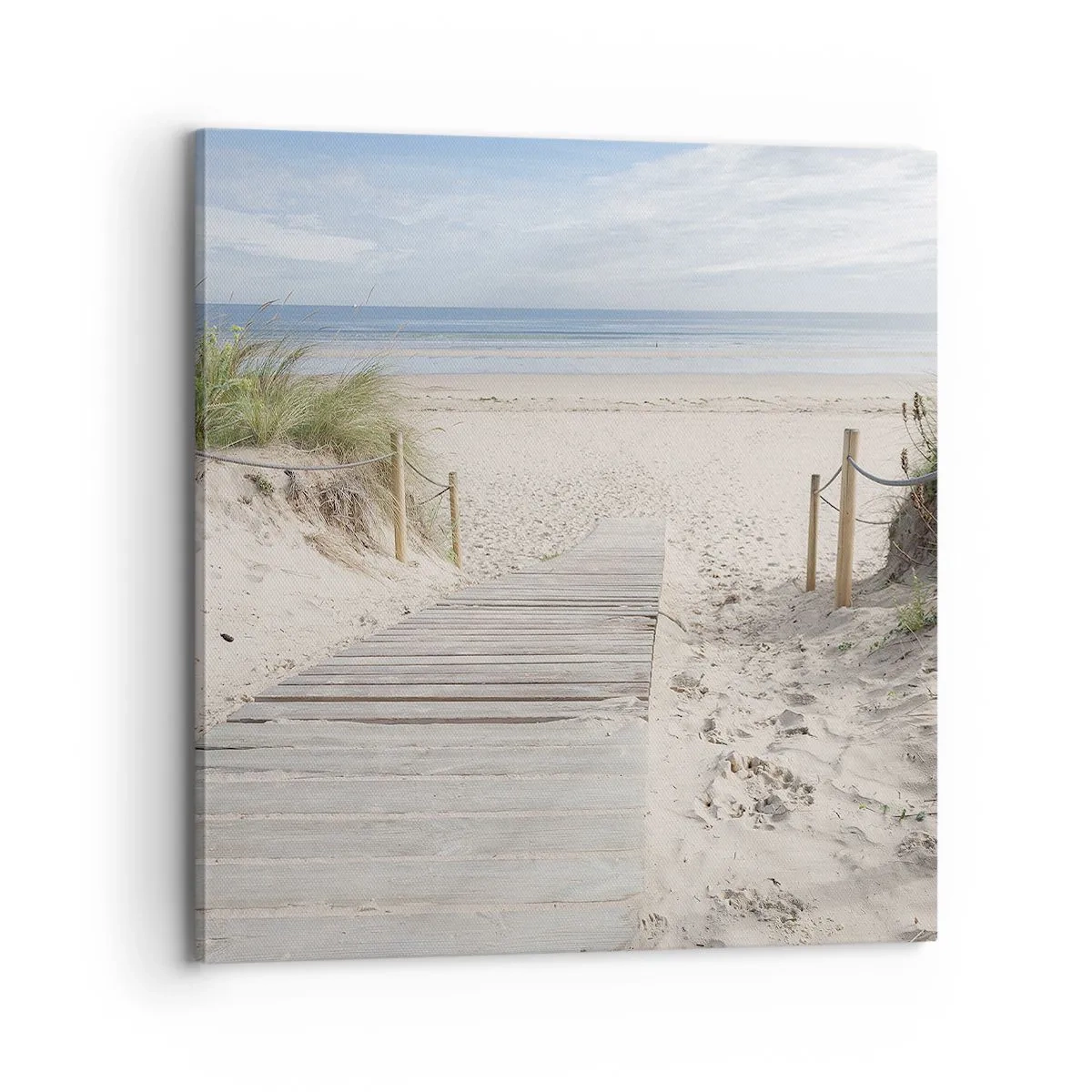 Bild auf Leinwand - Leinwandbild - Bis zum Horizont - 70x70 cm