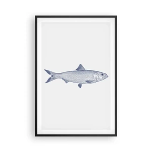 Poster in einem schwarzem Rahmen - Grüße aus den nördlichen Meeren - 61x91 cm