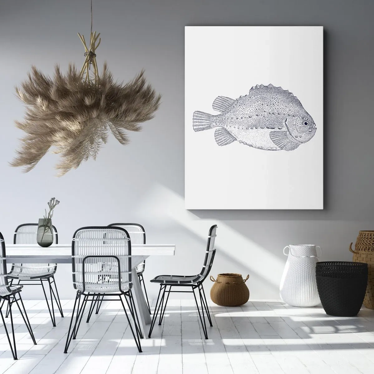 Bild auf Leinwand - Leinwandbild - Für das Album des Naturforschers - 65x120 cm