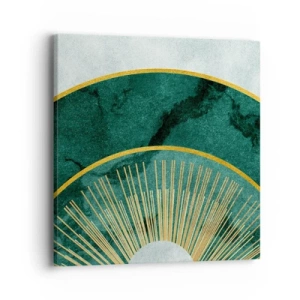 Bild auf Leinwand - Leinwandbild - Anderes Sonnensystem - 40x40 cm