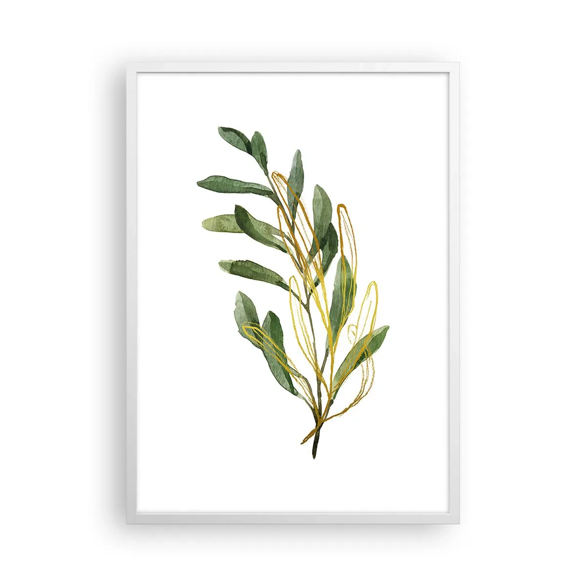 Poster in einem weißen Rahmen - Alles was gut ist - 50x70 cm