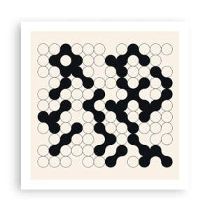 Poster - Chinesisches Spiel – Variation - 60x60 cm