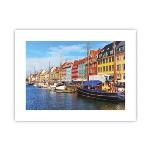 Poster - Fröhlicher Kai - 40x30 cm