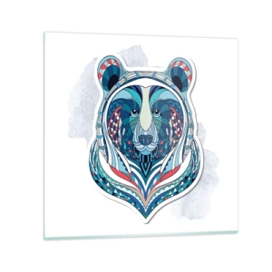 Glasbild - Bild auf glas - Eviva Grönland! - 30x30 cm