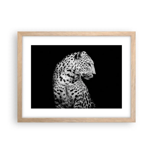Poster in einem Rahmen aus heller Eiche - Rechtes Profil perfekt! - 40x30 cm