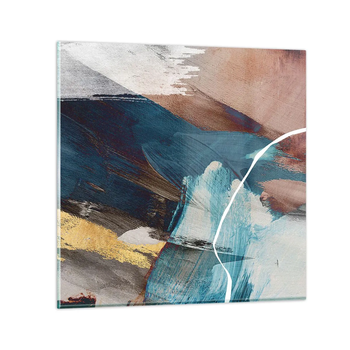 Glasbild - Bild auf glas - Großzügig und mit Energie - 40x40 cm