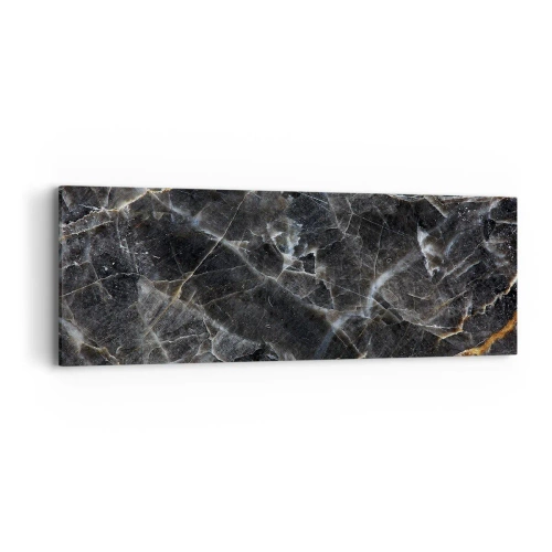 Bild auf Leinwand - Leinwandbild - Das Innenleben des Steins - 90x30 cm