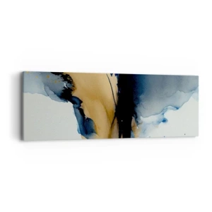 Bild auf Leinwand - Leinwandbild - Hinter dem Vorhang - 90x30 cm