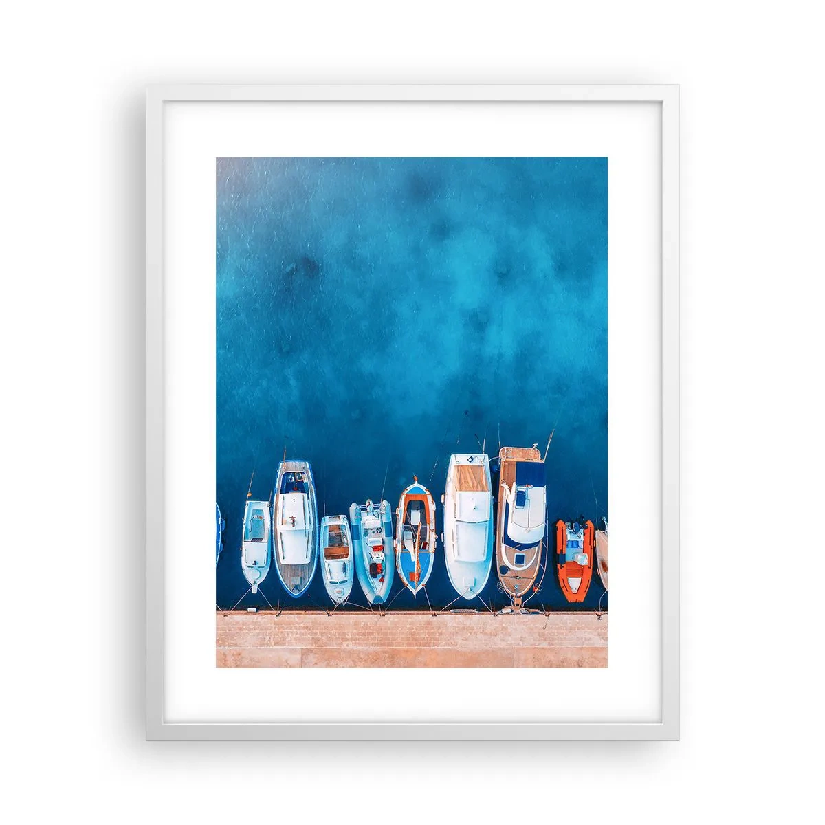 Poster in einem weißen Rahmen - In einer Reihe - 40x50 cm