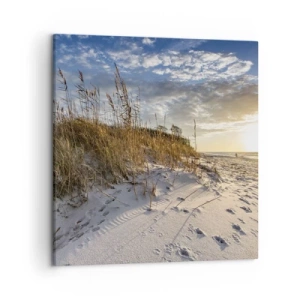 Bild auf Leinwand - Leinwandbild - Einladung zu einem Spaziergang - 50x50 cm