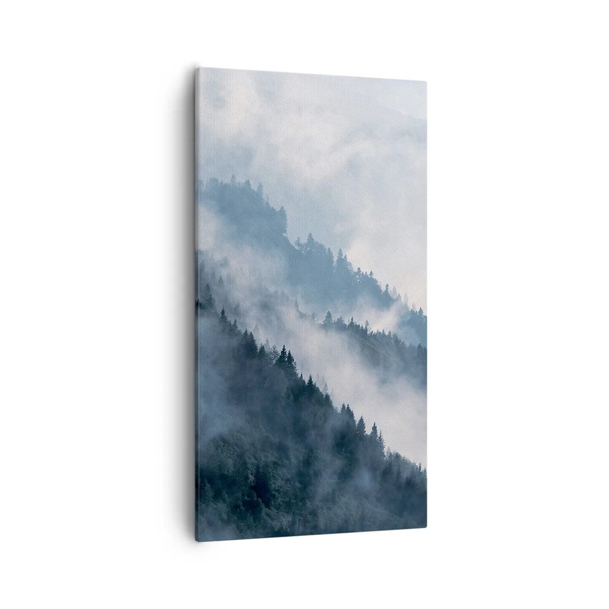 Bild auf Leinwand - Leinwandbild - Mystik der Berge - 55x100 cm