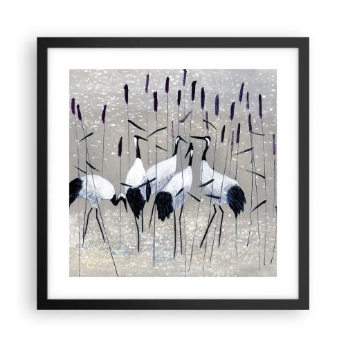 Poster in einem schwarzem Rahmen - Unter ihren eigenen - 40x40 cm
