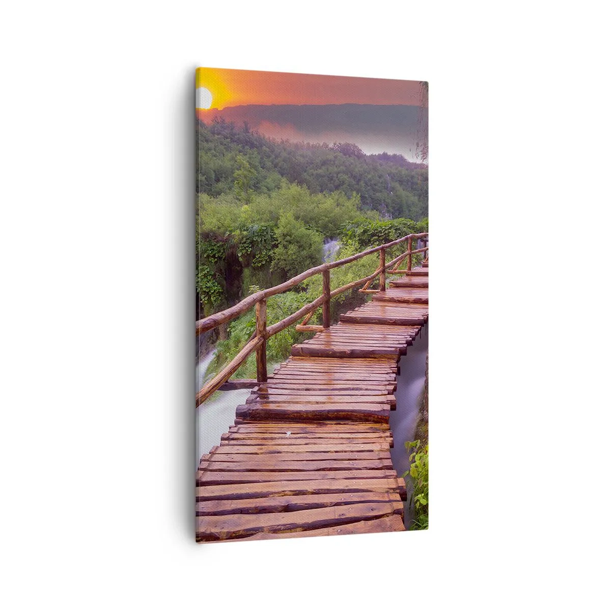 Bild auf Leinwand - Leinwandbild - Schönheit jenseits des Glaubens - 55x100 cm