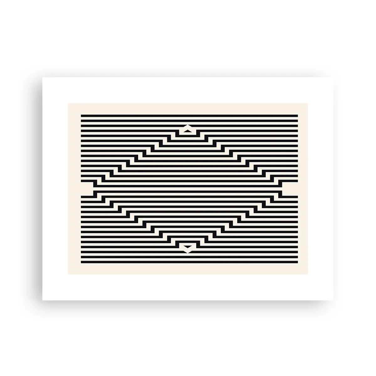 Poster - Geometrische Illusion - 40x30 cm
