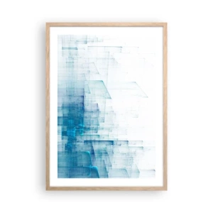 Poster in einem Rahmen aus heller Eiche - Wie der Raum wgeschaffen urde - 50x70 cm