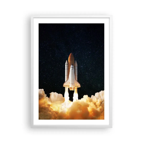 Poster in einem weißen Rahmen - Ad Astra! - 50x70 cm