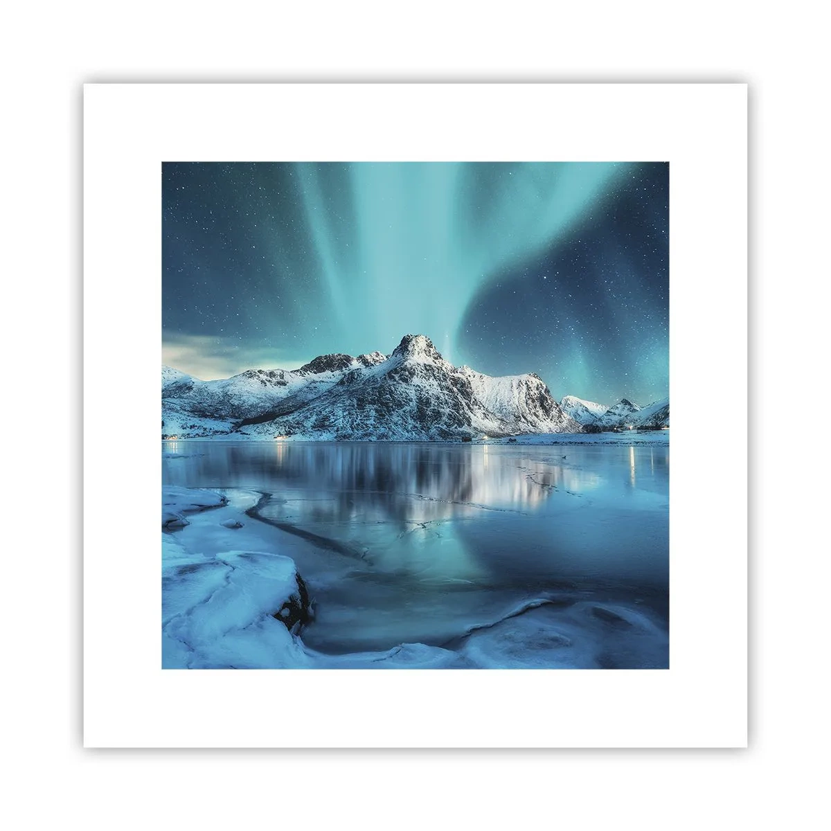 Poster - Lichtnacht - 30x30 cm