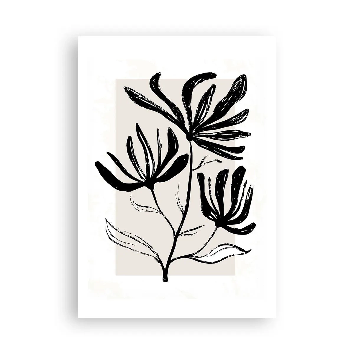 Poster - Skizze für das Herbarium - 70x100 cm