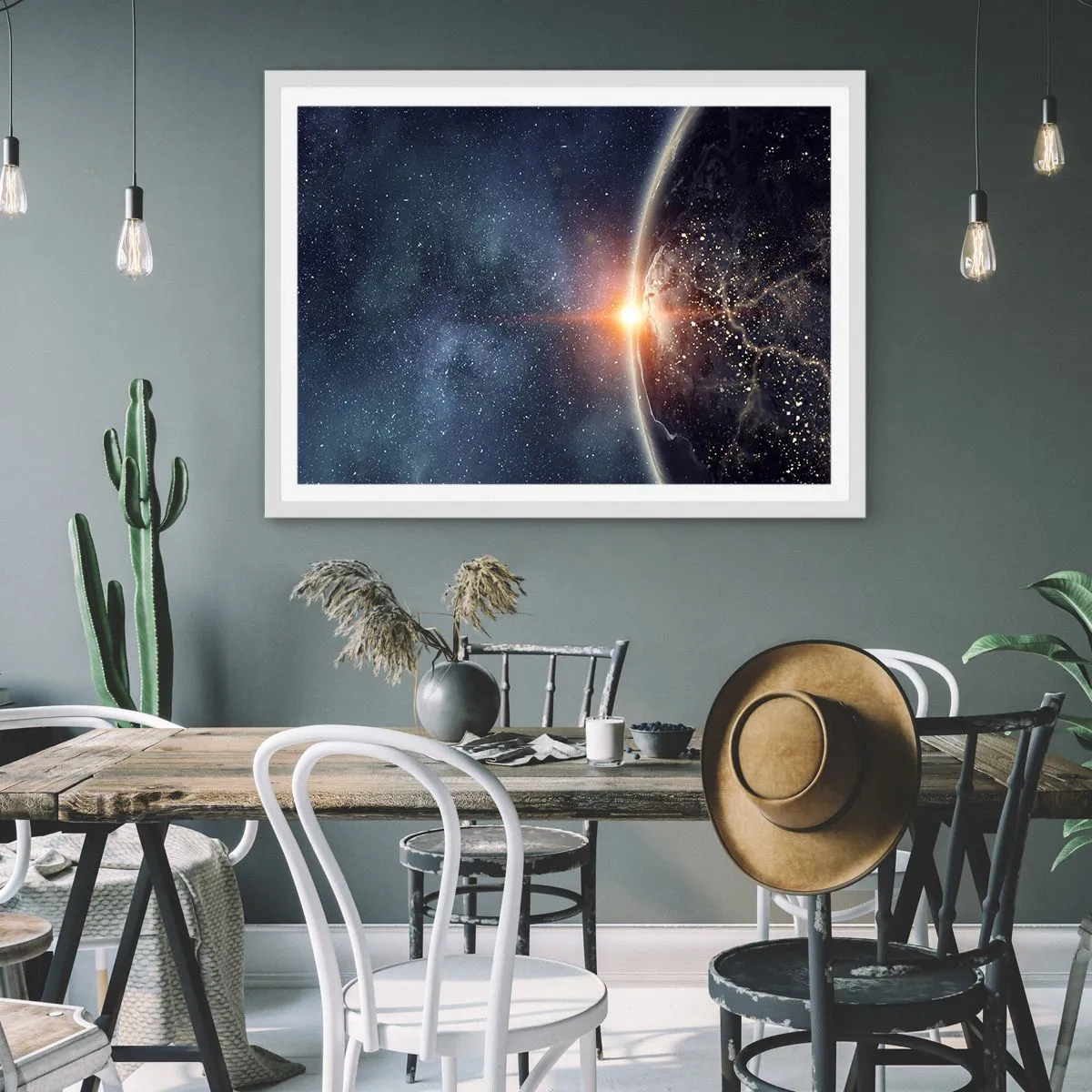 Poster in einem weißen Rahmen - In einer neuen Perspektive - 50x40 cm