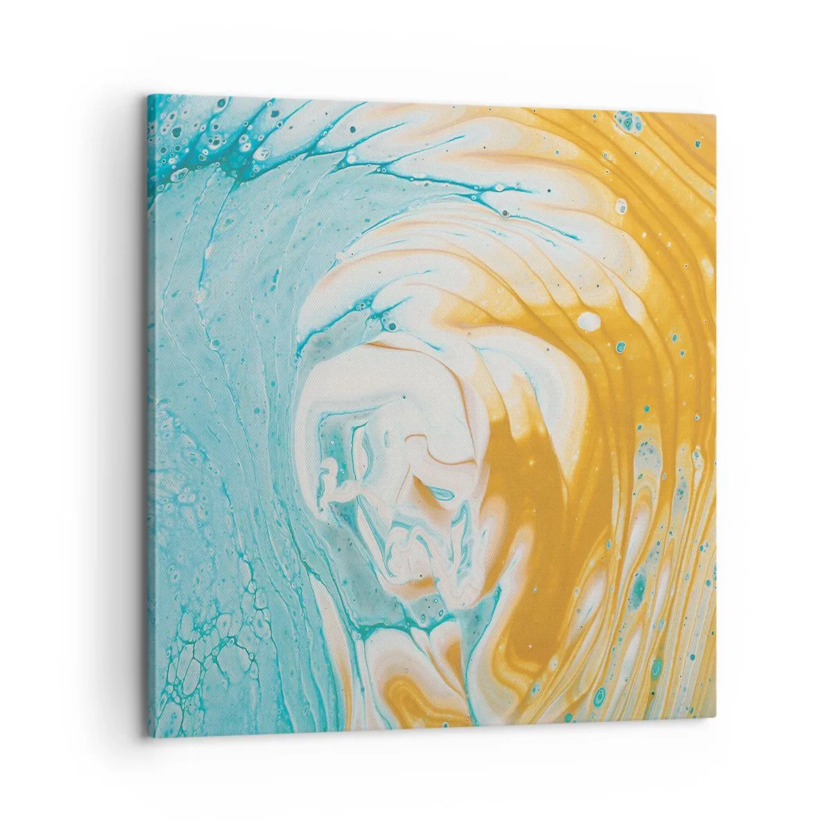 Bild auf Leinwand - Leinwandbild - Pastellwirbel - 60x60 cm