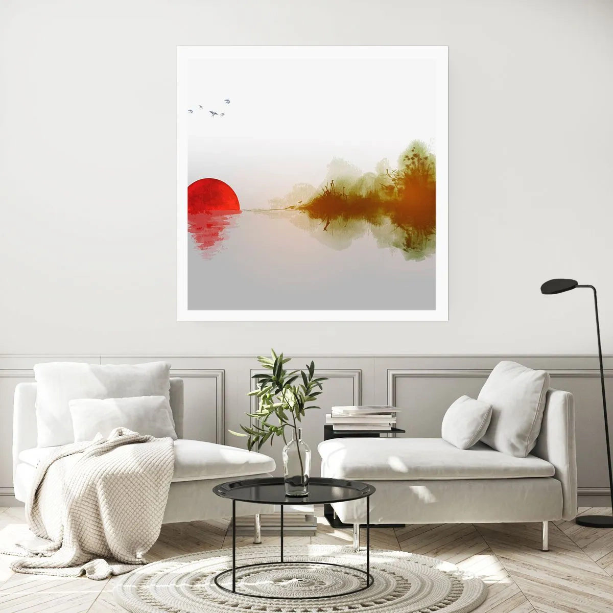 Poster - Versprechen der Ruhe - 30x30 cm