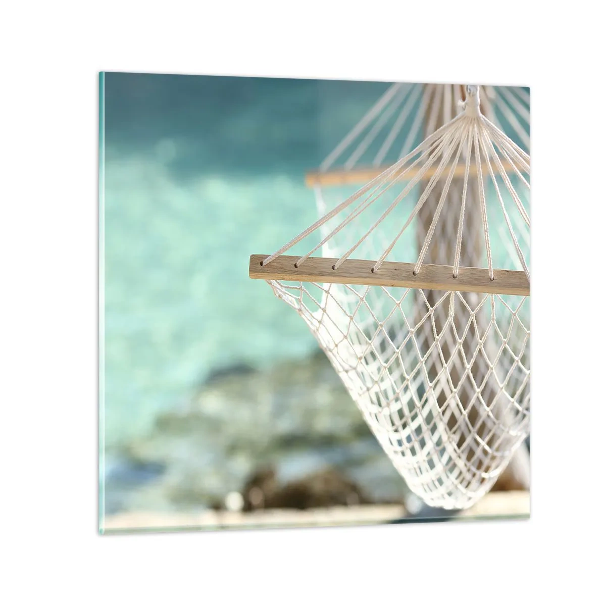 Glasbild - Bild auf glas - Zeit zum Entspannen - 30x30 cm