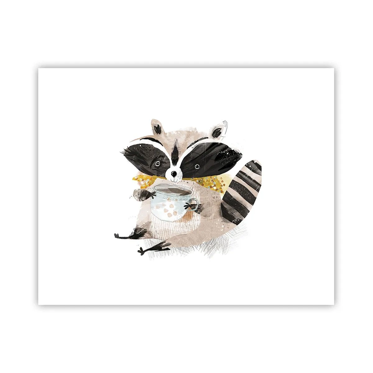 Poster - Mein Freund der Waschbär - 50x40 cm