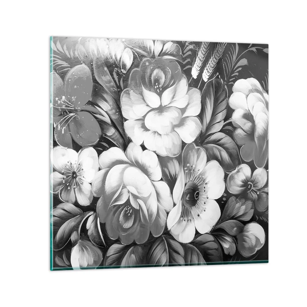 Glasbild - Bild auf glas - Schön auch in Grau - 70x70 cm