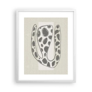 Poster in einem weißen Rahmen - Seltsame Kreatur - 40x50 cm