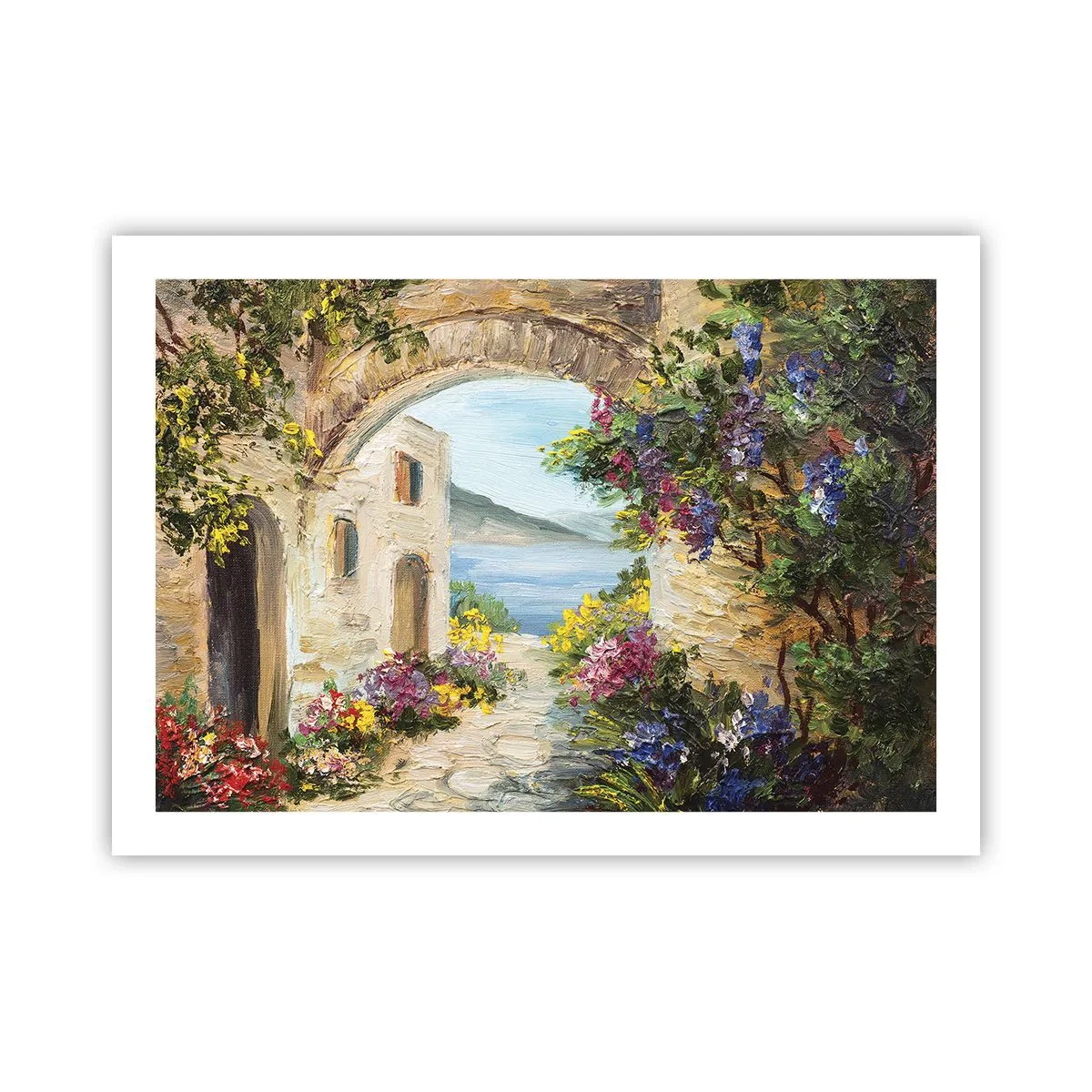 Poster - Charme einer Küstenprovinz - 70x50 cm