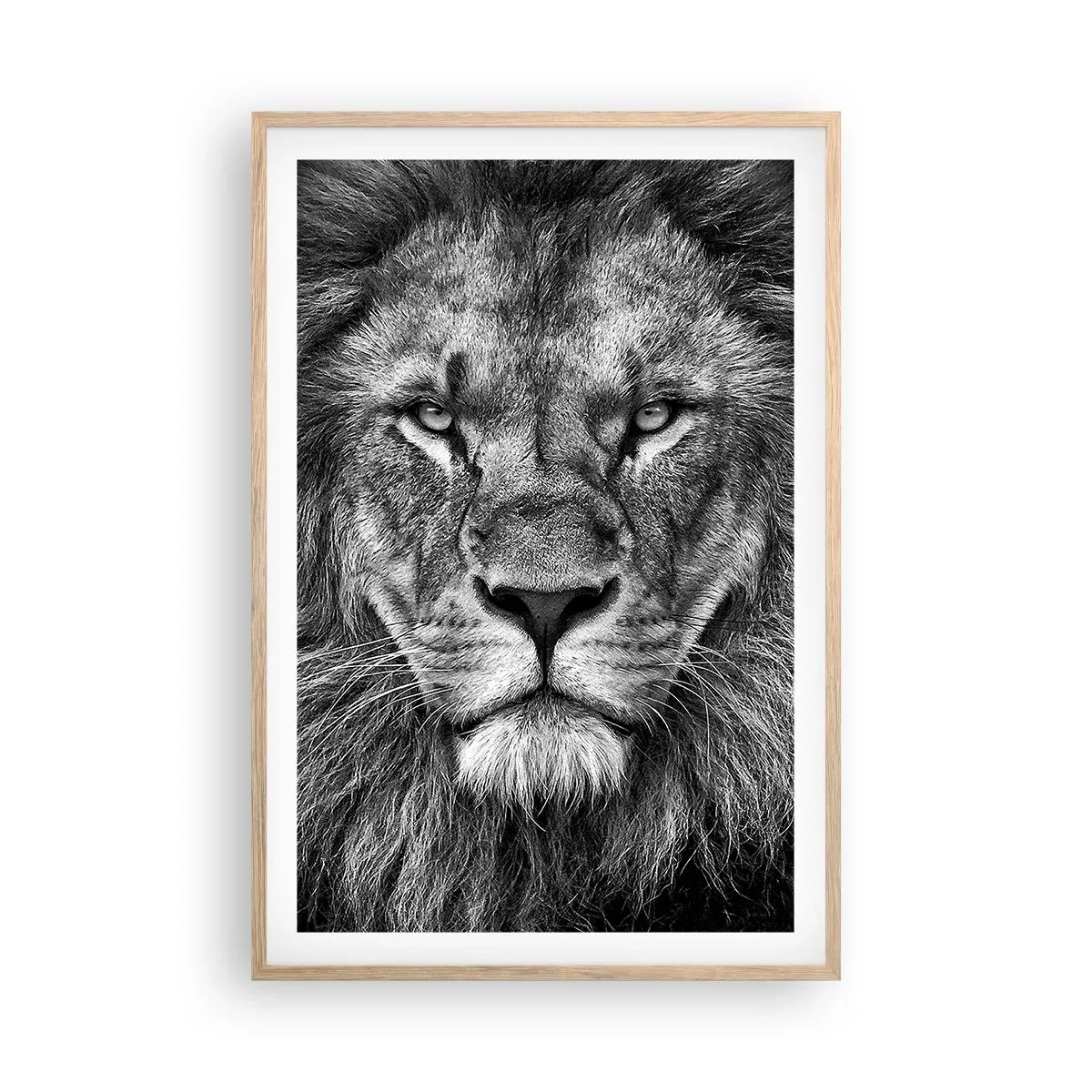 Poster in einem Rahmen aus heller Eiche - Im Krönungsgewand - 61x91 cm