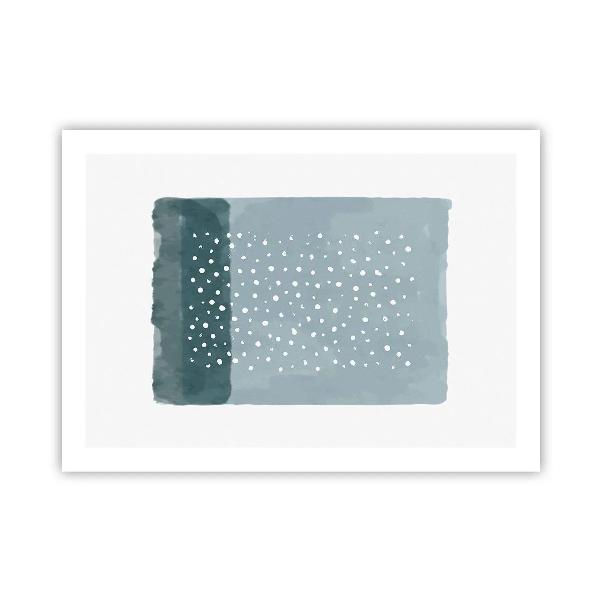 Poster - Auf Blau gewachsen - 70x50 cm