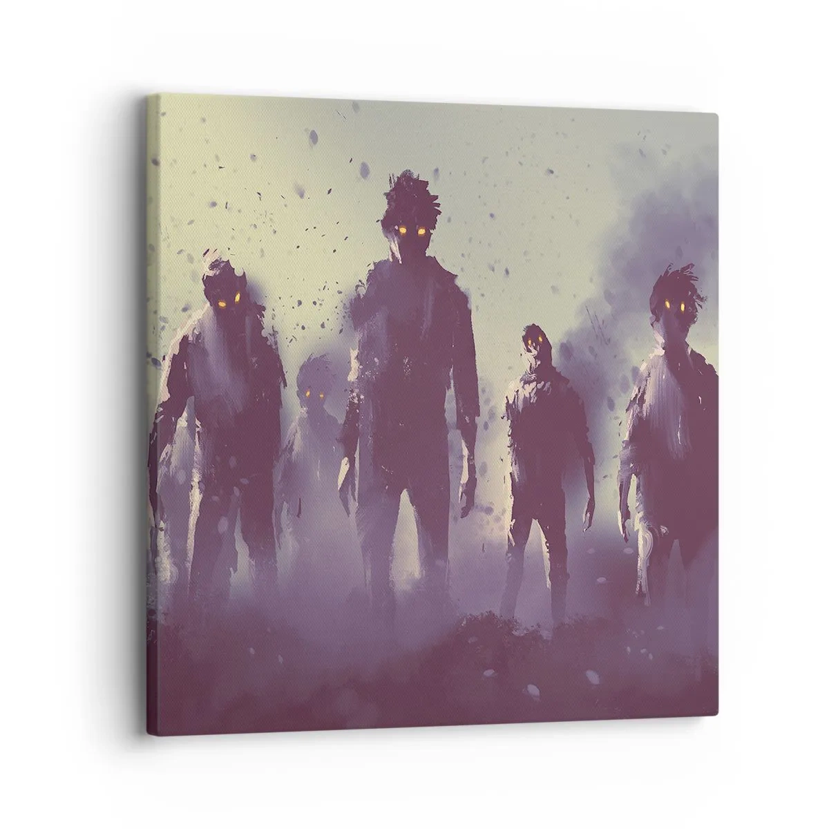 Bild auf Leinwand - Leinwandbild - Vorsichtig sein! Sie kommen - 30x30 cm