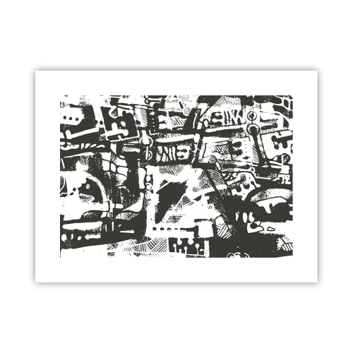 Poster - Ordnung oder Chaos? - 40x30 cm