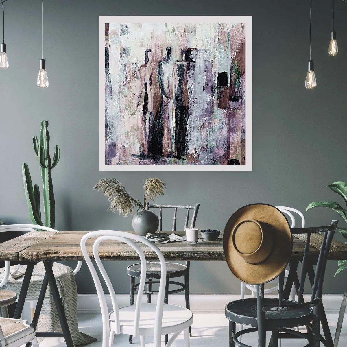 Poster - Die geheimnisvolle Drei - 60x60 cm