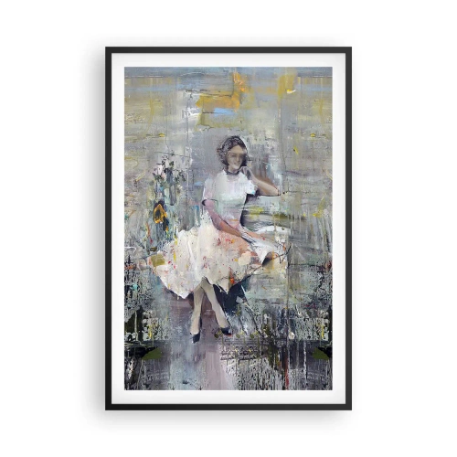 Poster in einem schwarzem Rahmen - Klassisch und modern - 61x91 cm