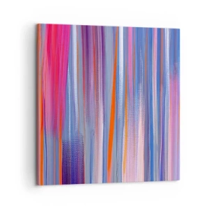 Bild auf Leinwand - Leinwandbild - Aufstieg zum Regenbogen - 50x50 cm