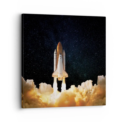 Bild auf Leinwand - Leinwandbild - Ad Astra! - 30x30 cm